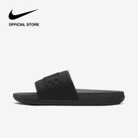 ราคา Nike Mens Offcourt Slides Black รองเท้าแตะผู้ชายแบบสวม Nike Offcourt สีดำ (10126615153)