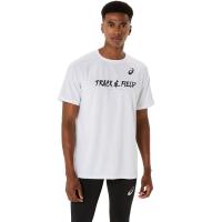 ราคา ASICS 2091A748 100 TF GRAPHIC SHORT SLEEVE TOP MEN CPS ผู้ชาย เสื้อคอกลม ของแท้ BRILLIANT WHITE (24262457515)