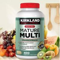 ราคา Kirkland Mature Multi Vitamins วิตามินรวมสำหรับอายุ 50 ขึ้นไป 400 Tablets (24726201555)