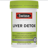 ราคา Swisse LIVER DETOX ล้างสารพิษตับ ดีท็อกซ์ตับ บรรจุ 120 เม็ด EXP 10 2027 (23672932853)