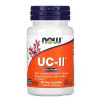 ราคา NOW Foods UC II Joint Health with Undenatured Type II Collagen 60 Veg Capsules (20922756454)