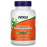 ราคา now Foods Ashwagandha Standardized Extract 450 mg Veg Capsules (20973573454)
