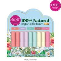 ราคา ลิปบาล์มออร์แกร์นิก EOS 100 Natural Organic Lip Balm 9 Pack Limited Fruity Herbal Set (24335627278)