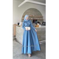 ราคา ชุดเดรสออกงาน เดรสยาว ชุดมุสลิม เดรสอิสลามสำหรับผู้หญิงใส่ออกงาน ชุดใส่นิกะห์ เดรสใส่งานแต่ง ชุดใส่รายอ (22731617893)