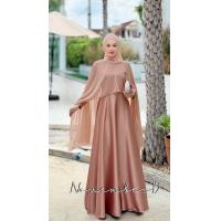 ราคา ชุดเดรสอิสลามสำหรับผู้หญิง รุ่นทิชาทรงบานพร้อมผ้าคลุมไหล่ แฟชั่นมุสลิม ชุดเดรสทรงบานใส่ออกงาน สวยมาก ชุดใส่รายอ เดรสใส่งานแต่ง Fashionmuslim (23878590034)
