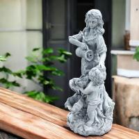 ราคา ตุ๊กตาน้ำพุวินเทจ ตุ๊กตาวินเทจ ตุ๊กตาปูนปั้นน้ำพุ น้ำล้น น้ำตก ตุ๊กตาน้ำล้น คิวปิด แต่งสวน บ้านและสวนVintage (20899159790)