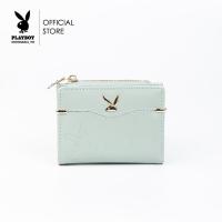 ราคา Playboy รุ่น Flip กระเป๋าสตางค์ใบสั้นผู้หญิง รหัส ST WAS252PB009R ดีไซน์แต่งโลโก้ มี2สี (23652761353)