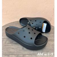 ราคา Buy 1 Get 2 Jibbitzs Free 11 New Colour รองเท้า Crocs Womens Platform Slide รองเท้าหัวโต รองเท้าแตะมีแบบหัว รองเท้าผู้หญิง รองเท้าเพื่อสุขภาพ ไซส์ 37 40 (20411083142)