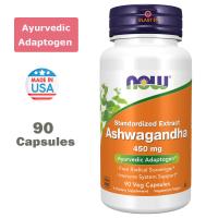 ราคา โสมอินเดีย อาชวากานดา 90 แคปซูล NOW Foods Ashwagandha Standardized Extract 450 mg 90 Capsules EXP 01 2027 (24593147413)