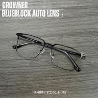 ราคา MAYOU แว่นตาสายตายาว เลนส์บลูบล็อคออโต้ รุ่น Crowner คราวน์เนอร์ ในร่มเลนส์ใสออกแดดเปลี่ยนสีเทาดำ เลนส์กรองตัดแสงสีฟ้า (23718681666)