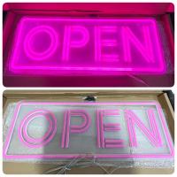 ราคา ป้ายไฟ ป้ายไฟopen ป้ายไฟร้าน ป้ายไฟวิ่ง ป้ายไฟตัวอักษร ป้ายไฟled ป้ายไฟสำเร็จรูป ป้ายไฟopenสีชมพู ราคา1290บาท (16563410732)