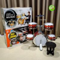 ราคา D Kids กลองของเด็กเล่น 5 ใบ JAZZ DRUM MUSIC พร้อมเก้าอี้ กลองชุดเด็ก กลองเด็ก ชุดกลองเด็ก ชุดกลองสีสวยยย VR8008E (24438026425)