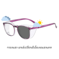 ราคา ALP แว่นกันลมเลนส์ออโต้ ออกแดดเปลี่ยนสี กันฝุ่น แว่นเซฟตี้ กรองแสงสีฟ้า กันUV ชะลอต้อตา รุ่น ALP BB0088 TS (24416707078)