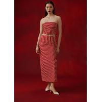 ราคา MANGO TOP KODAK H เสื้อเกาะอก Striped cotton blend top รุ่น KODAK H Ref 67062529 (23647175207)