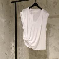 ราคา เสื้อกล้ามแขนกุดสไตล์เกาหลีไซส์ใหญ่ 300 ปอนด์ ลำลอง สไตล์เรียบง่าย เสื้อแขนกุดแฟชั่นสำหรับผู้หญิงไซส์ใหญ่ (24457236650)