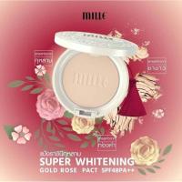 ราคา A D แป้งตลับ ของแท้ พร้อมส่ง Mille Super Whitening Gold Rose Pact SPF48 PA มิลเล่แป้งผสมรองพื้นสูตรไวท์เทนนิ่ง แป้งตลับคุมมัน แป้งฝุ่น แป้งพัฟ (15178964416)