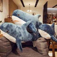ราคา 80cm 100cm Ikea Ikea Big Shark Pillow Doll Plush Toy Doll (17668538760)