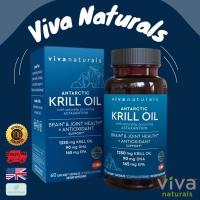 ราคา พร้อมส่ง Viva Naturals Antarctic Krill Oil 1250 mg Omega 3 EPA DHA and Astaxanthin 60 Caps (21760725576)