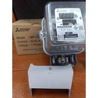 ราคา MITSUBISHI มิเตอร์ไฟฟ้า ชนิดจานหมุน MF 33E 1เฟส 2สาย ขนาด 5 15 A และ 15 45 A 220V (22088369470)