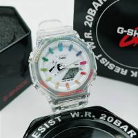 ราคา พร้อมส่ง แถมฟรี กล่อง นาฬิกาข้อมือหน้าปัดหกเหลี่ยม สีใสตัวแป้นเรนโบว์ สายเรซินยางคุณภาพดี ตั้ง บอกวันเดือนปี ตั้งปลุกได้ ฟังก์ชันครบ แถมฟรี ผ้าเช็ดตัวเรือน 1 ผืน พร้อมติดฟิล์มกกันรอย (24270038999)