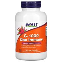 ราคา now Foods C 1000 Zinc Immune Seasonal Support Formula 1000 mg Vitamin C 15 mg Zinc Antioxidant Protection Veg Capsules Vegetarian Vegan (20987532560)