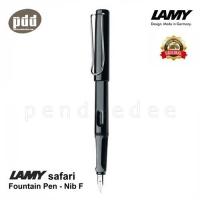 ราคา LAMY ปากกาหมึกซึม ลามี่ ซาฟารี ด้ามดำ ขาว น้ำเงิน แดง เหลือง ชมพู เขียว ดำด้าน หัว F LAMY safari Fountain Pen Black White Blue Red Yellow Pink Green Umbra Barrel NIB F พร้อมกล่องและใบรับประกัน เครื่อง