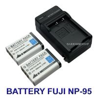 ราคา Saving Set 2 1 FNP95 NP95 FNP 95 NP 95 Camera Battery and Charger แบตเตอรี่และแท่นชาร์จสำหรับกล้องฟูจิ For Fujifilm X30Fujifilm X70Fujifilm X100X100SX100TX S1FinePix F30F31 fdReal 3D W1 BY BARRERM SH 