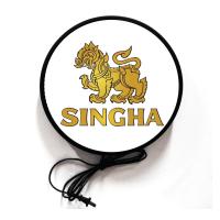 ราคา SINGHA Light Box ป้ายเบียร์ ป้ายไฟLED ป้าย สิงห์ ป้ายไฟ ป้ายติดผนัง ป้ายตกแต่งร้าน โลโก้เครื่องดื่ม เส้นผ่านศูนย์กลาง 30 40 ซม พร้อมส่ง (15846233937)