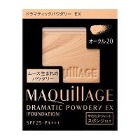 ราคา ของแท้100 แป้งผสมรองพื้น Maquillage Dramatic Powdery UV foundation SPF25 PA (24748874816)