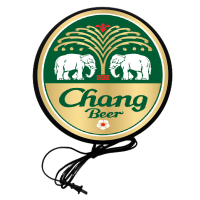 ราคา ป้ายไฟled เบียร์ช้าง ช้าง classic ป้ายไฟ ป้ายด้านเดียวติดผนัง chang beer lightbox one side ขนาด 30 40 ซม ราคาถูก พร้อมส่ง (24259530034)