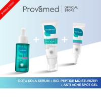 ราคา SET Provamed Gotu kola serum 30 ml Bio acne moist 40 ml Acne Spot Gel 10 g (24813489359)