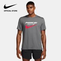 ราคา Nike Mens Miler Tee Smoke Grey (24839639275)