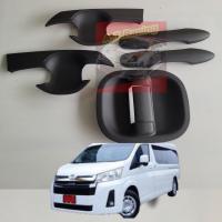 ราคา ส่งฟรี ตรงปก TOYOTA ถาดรองมือเปิดประตู กันรอยประตู เบ้า มือจับประตู ชุบโครเมี่ยม สำหรับ รถตู้ Toyota Commuter 1 ชุด Chrome Door Hand ปี 2019 2021 2022 (15765550183)