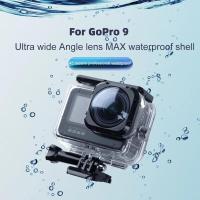 ราคา เคสกันน้ำ GoPro HERO 12 11 10 9 HERO Black Max Lens Mod Diving Waterproof Housing ดำน้ำได้ลึก 40 m ยี่ห้อ Puluz (10027525324)