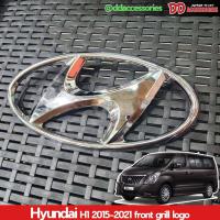 ราคา โลโก้ logo H1 กระจังหน้า ลายตั้ง 2018 สีชุป hyundai H1 9x19cm (24396661201)