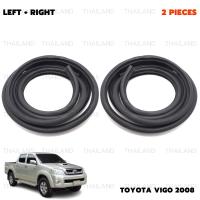 ราคา ยางขอบประตู ยางกระดูกงู สีดำ ใส่ โตโยต้า ไฮลัค วีโก้ Toyota Hilux Vigo ปี 2008 2014 (20155635284)