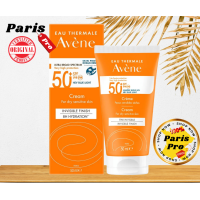 ราคา ครีมกันแดดสำหรับผิวแห้ง แพ้ง่าย Avene Solaire Invisible Finish Cream SPF50 Sensitive and Dry Skin 50ml นำเข้าจากฝรั่งเศส exp 12 26 (21609620906)