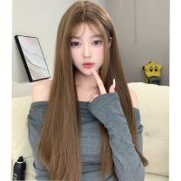ราคา GDS Wigs วิกผมตรงกึ่งทอมือสีน้ำตาลคาราเมล หน้าม้าซีทรู ยาว 70 cm รุ่นที่ 5 นวัตกรรมใหม่ล่าสุด (21453548441)