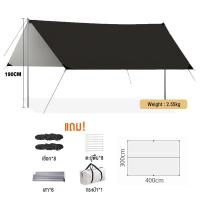 ราคา Misty Crewley ฟลายชีท ฟลายชีทพร้อมเสา ผ้าคลุมเต้นท์ ผ้าคลุมเต้นท์ สำหรับกันฝน กันแดด เต้นท์แคมปิ้ง fly sheet 3x4m 3x4m 3x6m (24764468454)