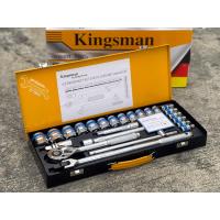 ราคา ชุดบล็อก King man by kingtools บล๊อก 6เหลี่ยม 24ชิ้น ชุด ขนาด 1 2 (23137945960)