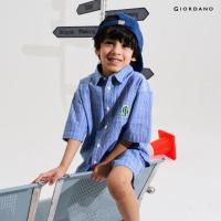 ราคา Giordano Juniors Relaxed Short Sleeve Chambray Shirt Blue Classics 03045282001 เสื้อเชิ้ตเด็ก เสื้อจิออดาโน (24581363536)