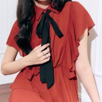 ราคา FLAT2112 FF0031 LADY DIANA DRESS เดรสแต่งระบาย เดรสออกงาน เดรสงานแต่ง เดรสสาวอวบ เดรสสาวพลัส (24994644733)