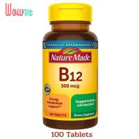 ราคา Nature Made Vitamin B 12 500 mcg 100 Tablets วิตามินบี 12 500 มิลลิกรัม 100 เม็ด (20725282511)