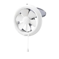 ราคา MITSUBISHI พัดลมระบายอากาศติดกระจกดูดอากาศออก 6 นิ้ว 8 นิ้ว แบบฝาเปิด ปิด V 15SL6T V 20SL7T V 20SH7T แบบม่านเปิด ปิด V 20SLC7 สีขาว (22522247275)