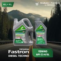 ราคา น้ำมันเครื่อง FASTRON DIESEL TECHNO 15W40 CI4 SL ขนาด 6L 1L (24499573872)