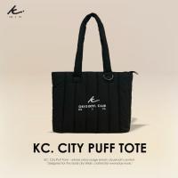 ราคา KIM CO ORIGINAL KC CITY PUFF TOTE กระเป๋า Tote Bag มี 2 สี ขาว ดำ (24819270425)