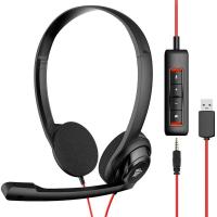 ราคา USB Headset with Noise Cancelling Microphone for Laptop Computer On Ear Wired Office Call Center Headset for Boom (20762391735)