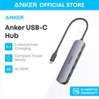 ราคา Anker USB C Hub 5 in 1 4K 30Hz HDMI with 100W Max Power Delivery USB C and USB A Data Ports (24962533362)