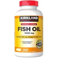 ราคา ออเดอร์ละ ไม่เกิน 1ขวดนะคะ Kirkland Fish Oil 1000 mg สุดคุ้ม 400 เม็ด สกัดมาจากปลาในทะเลลึก (21266968714)