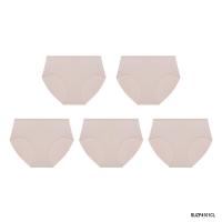 ราคา แพ็ค 5 ชิ้น Sabina กางเกงชั้นใน เบสิค ทรงครึ่งตัว รุ่น SUZP4101 สีเนื้ออ่อน (9873787726)